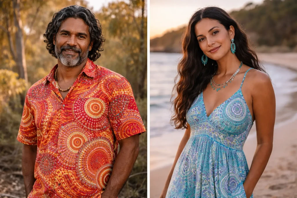 Different-clothing-aboriginal